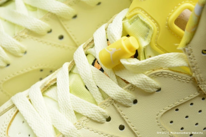 Official Maikesneakers 6 (GS) Air Jordan Floral Dynamic Yellow Retro 543390-800 0817